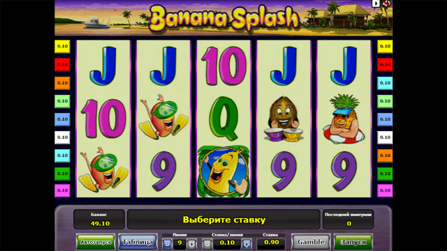 Бонусная игра Banana Splash 2